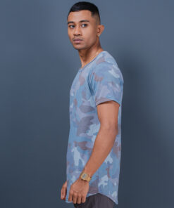Dblaq Printed Longline T-Shirt