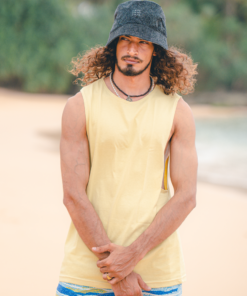 Dblaq-Printed-Yellow-Tank-Top