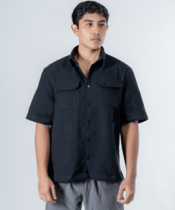 D-Blaq Waffle Oversized Short Sleeve Shirt