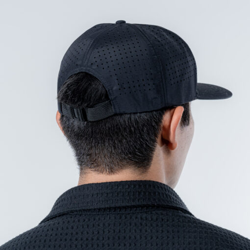 Laser Cut Mesh Five Panel Snapback