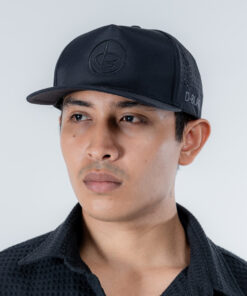 Laser Cut Mesh Five Panel Snapback