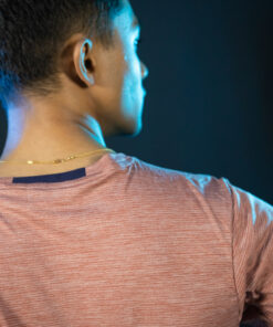 D-blaq Quick Dry Sleek Trainer T-Shirt in Brick Red