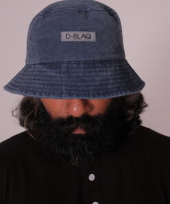 Acid Wash bucket hat in Blue